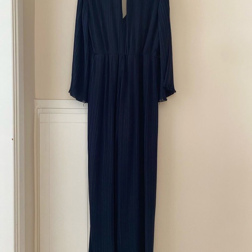 Zara navy blue jumpsuit brand new, size XS