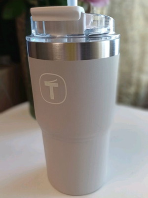 Trendy 630ml Thermos with Straw Lid by Tupperware new