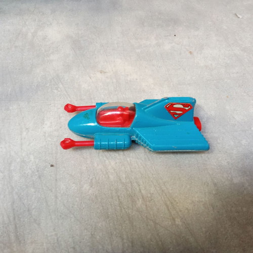Superman Corgi Supermobile vintage spaceship toy used 1970s