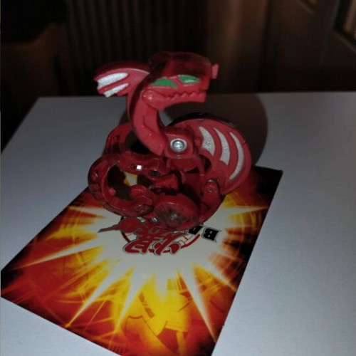 Bakugan Pyrus Abes Omega toy like new, authentic