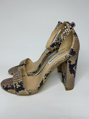Steve Madden leather heels size 37, like new, multicolor
