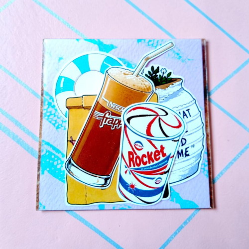 Summer stickers pack of 5, new
