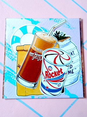 Summer stickers pack of 5, new