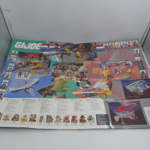 GI Joe Retaliator Helicopter European Catalog Foldout 1991 used Hasbro