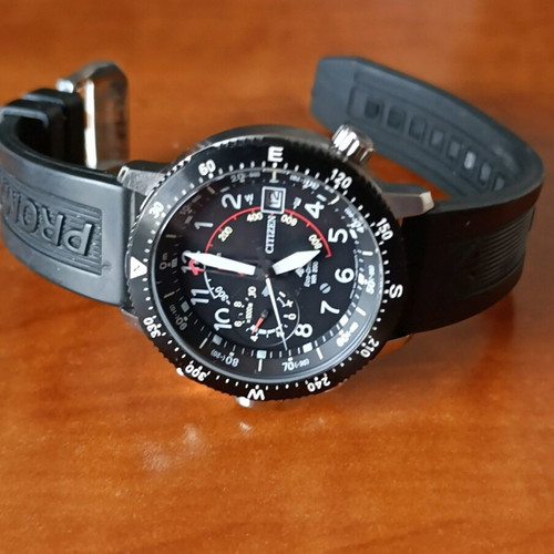 Citizen Promaster Altichron Eco Drive watch like new, men's, black