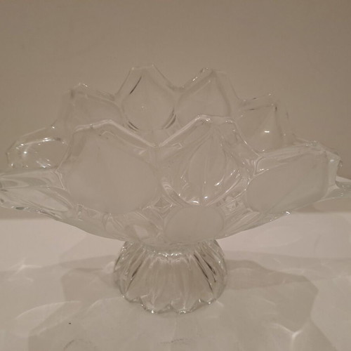 Glass fondue bowl like new