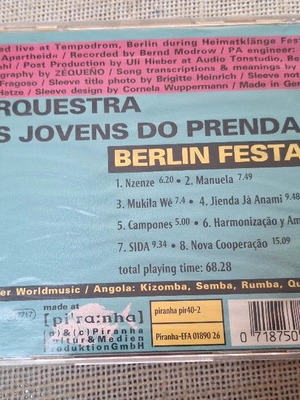 Orquestra Os Jovens Do Prenda Berlin Festa! CD, φολκ