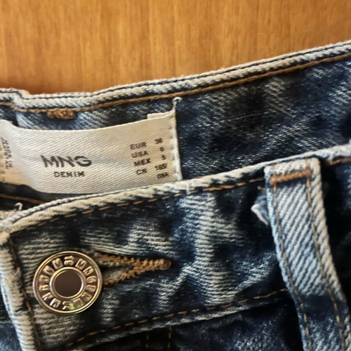 Jean wide leg Mango like new, size M 38 10, blue