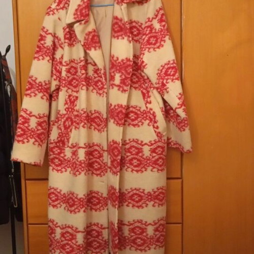 Karavan coat like new, pink, oversized, size S/M