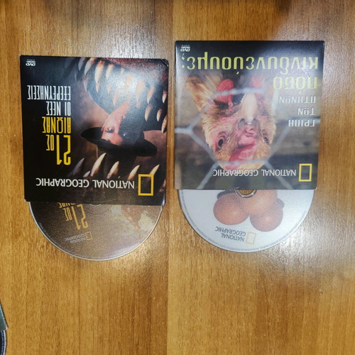 National Geographic collectible DVDs like new, set of 6