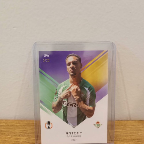 Topps Total Football Antony Real Betis 5/25 card new