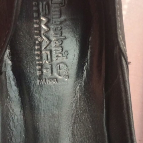 Timberland women's anatomical leather ballerinas like new black size 41