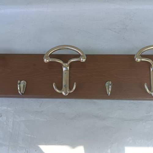 Handmade wooden coat rack 80cm for home entrance and halls