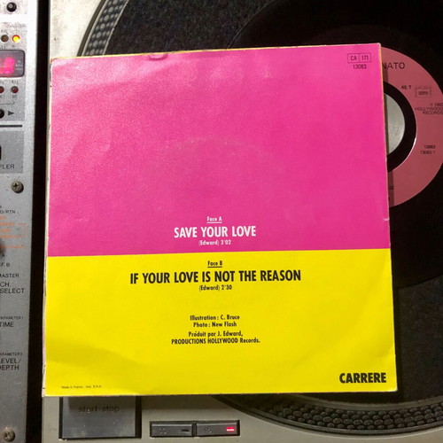 Renée & Renato Save Your Love 7" vinyl like new, pop