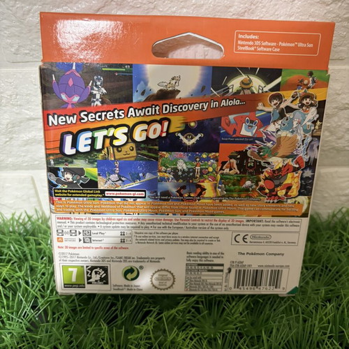 Pokémon Ultra Sun Fan Edition Nintendo 3DS game new with metal case