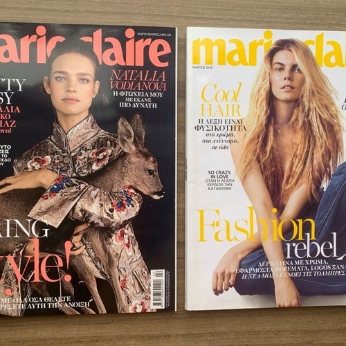 Marie Claire collectible issues February and March 2018 like new