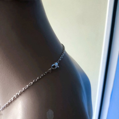 Kilkis heart-shaped necklace new, zinc alloy