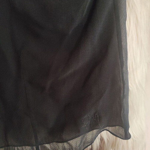 Guess by Marciano Los Angeles silk blouse like new, black, XS-S
