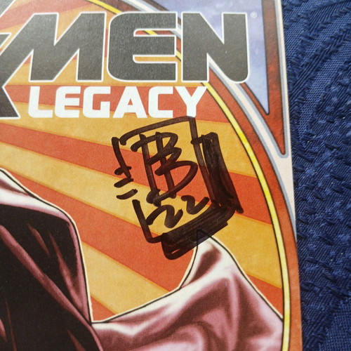 X-men Legacy #274 like new with David Baldeon signature