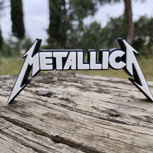 Metallica Logo Stand 3D printed new decorative item