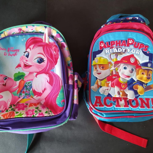 Children's bags used, pack of 2