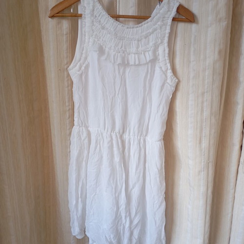 Zara white dress like new, size M