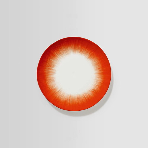 Set of 2 porcelain plates 28 cm Demeulemeester by Serax in luxury box