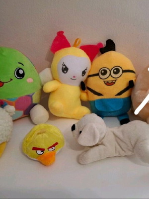 Stuffed animals used, set