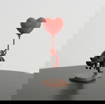 Διακοσμητική φιγούρα γάτας με καρδιά καινούργια