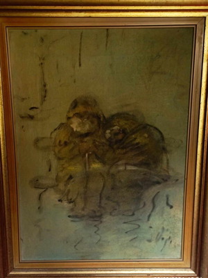 Oil painting on canvas by Doris in like new condition with frame