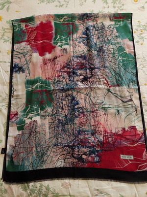 Scarf large multicolor new with tag 174×68 cm