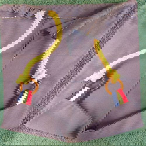 Τσάντα πλάτης πάνινη θαλάσσης μικρή σαν καινούργιο