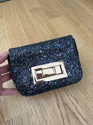 Evening crossbody bag like new, blue