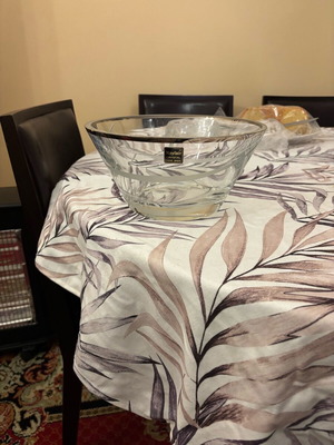 Mayfair Crystal handmade crystal bowl new in box