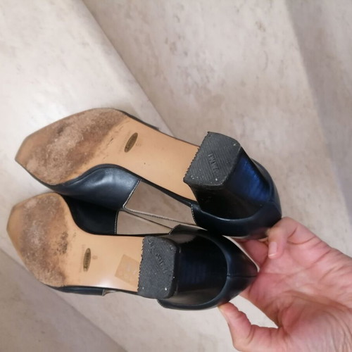 Kalogirou Pumps size 41 like new, blue and white leather