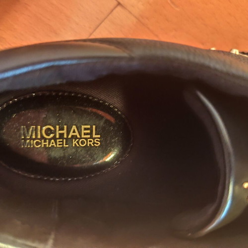 Michael Kors sneakers size 39, like new, black with gold details
