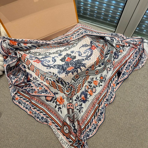 Louis Vuitton triangular scarf new with authentic box