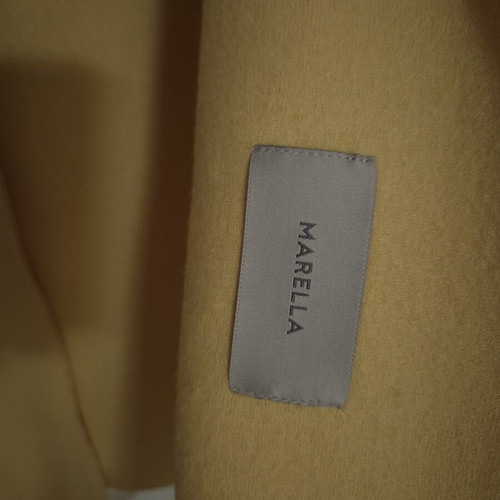 Marella wool coat yellow UK 14 like new