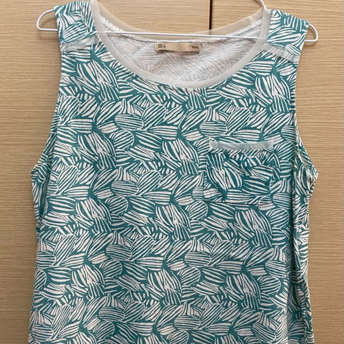 Sfera cotton t-shirt new, size L, green and white