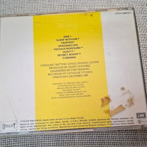 Caroline Trettine Be A Devil CD mini-album, rock
