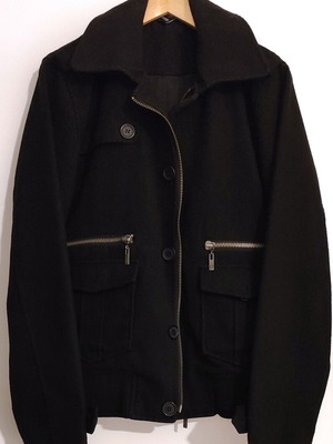 No Name Bomber Jacket unisex like new, black, medium