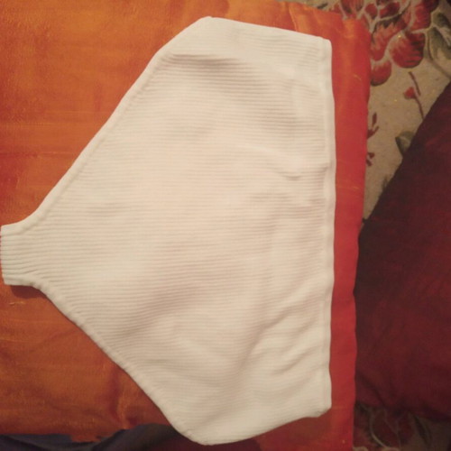 White bikini swimsuit used, size small