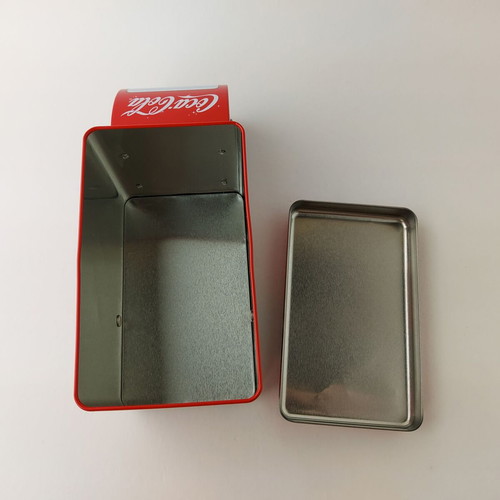 Metal Coca Cola Christmas Truck Box used