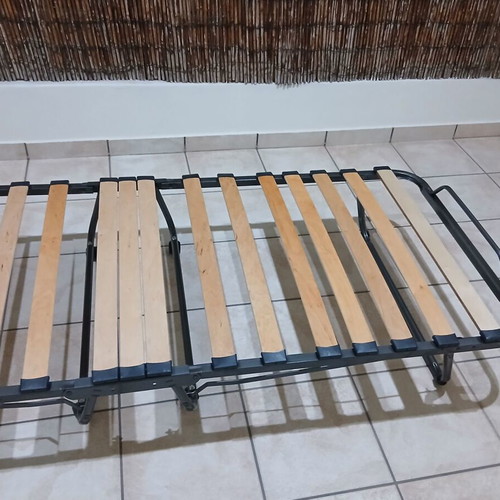 Jesby Folding Bed 80x190 cm, like new, gray anthracite