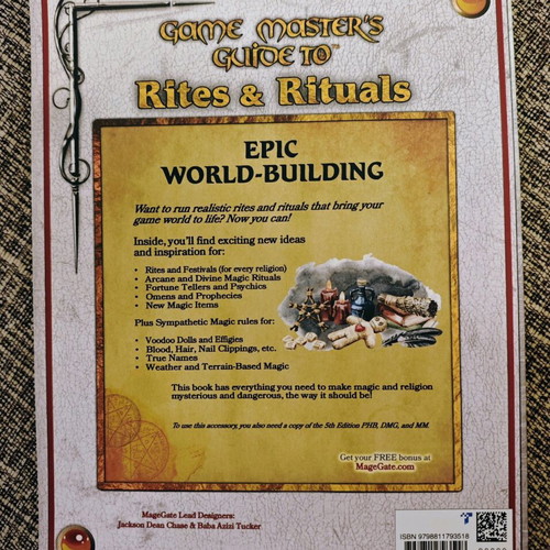 It Builds Character and Rites & Rituals Mage Gate 5th Edition set like new