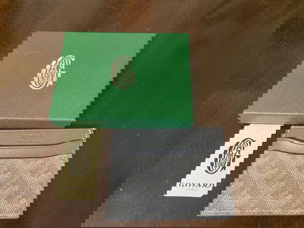 Goyard Card Holder + StockX receipt
