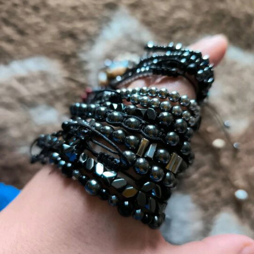 Bracelets with semi-precious stones new, handmade
