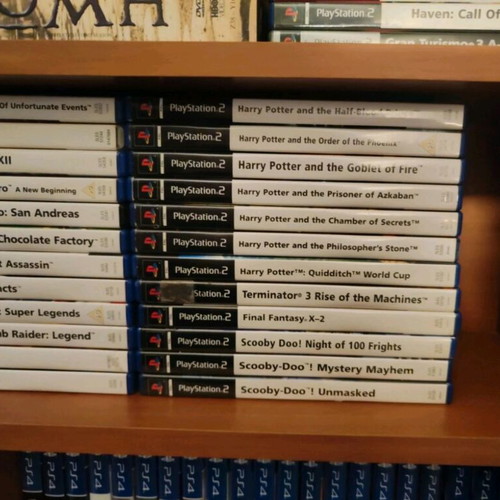 PlayStation 2 games used, collection