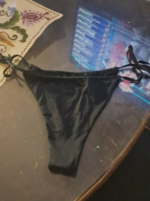 Tezenis Bikini Bottom size S, like new, high waist, black