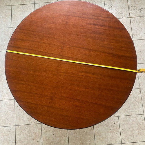 Wooden table used, classic extendable with additional wood